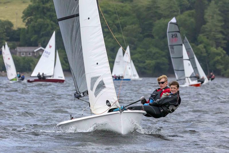 RS200s during the Lord Birkett 2023 photo copyright Tim Olin / www.olinphoto.co.uk taken at Ullswater Yacht Club and featuring the RS200 class