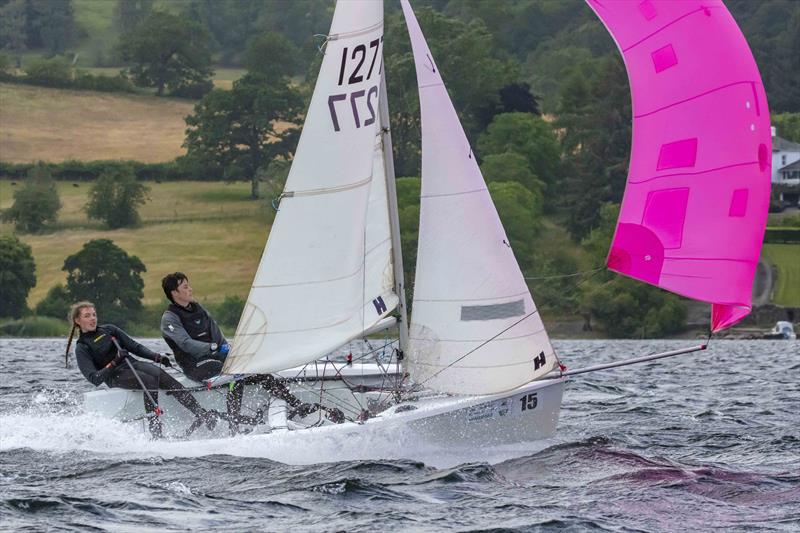 RS200s during the Lord Birkett 2023 photo copyright Tim Olin / www.olinphoto.co.uk taken at Ullswater Yacht Club and featuring the RS200 class