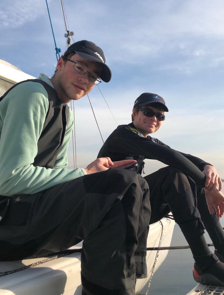 Alex Smallwood and Callum Farnden photo copyright Bethan Matthew taken at  and featuring the RS200 class