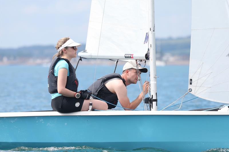 James Morson and Fiona Harrington during the RS200 Sailing Chandlery EaSEA Tour at Shoreham photo copyright Warwick Baker / www.warwickpics.com taken at Shoreham Sailing Club and featuring the RS200 class