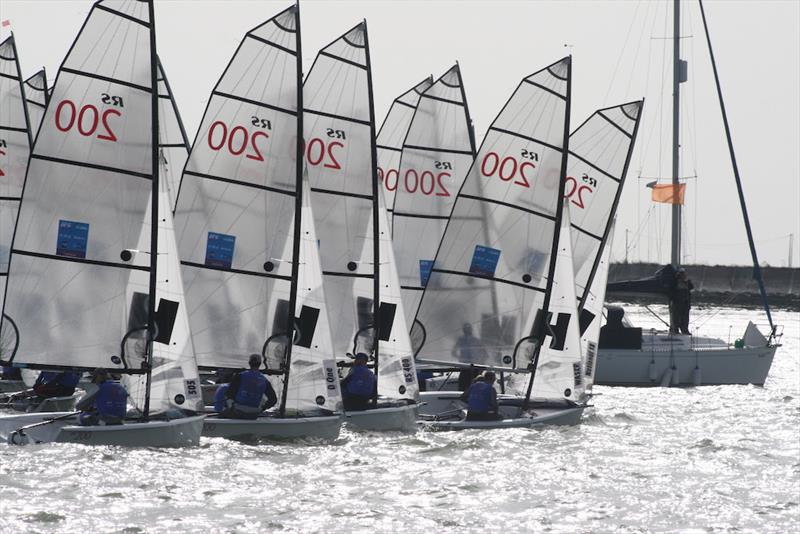 Endeavour 2023 Day 1: Startline action photo copyright Sue Pelling taken at Royal Corinthian Yacht Club, Burnham and featuring the RS200 class