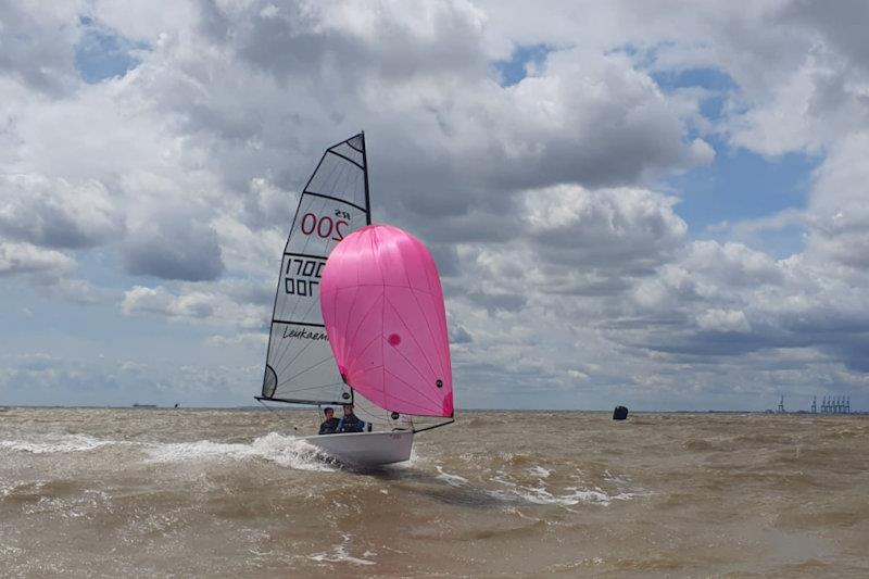 Ben Whaley and Lorna Glen win the Sailing Chandlery RS200 EaSEA Tour photo copyright Paul Williams taken at Felixstowe Ferry Sailing Club and featuring the RS200 class