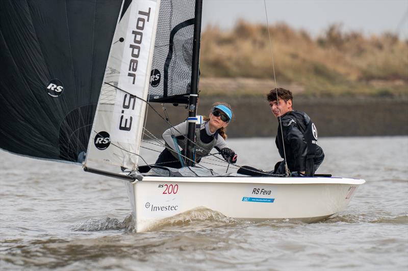 Joseph Warwicker and Lynne Ratcliffe, third overall - Sailing Chandlery RS200 EaSEA Tour at Royal Corinthian YC, Burnham photo copyright Petru Balau Sports Photography / sports.hub47.com taken at Royal Corinthian Yacht Club and featuring the RS200 class