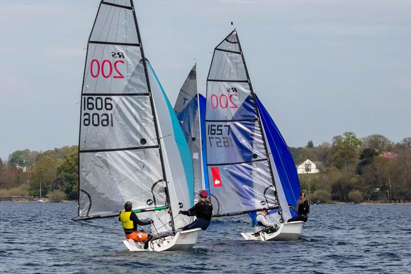 RS200s during the Ullswater Daffodil Regatta 2026 photo copyright Tim Olin / www.olinphoto.co.uk taken at Ullswater Yacht Club and featuring the RS200 class