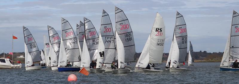 RS200s at the Waldringfield Easter Egg photo copyright Alexis Smith  taken at Waldringfield Sailing Club and featuring the RS200 class
