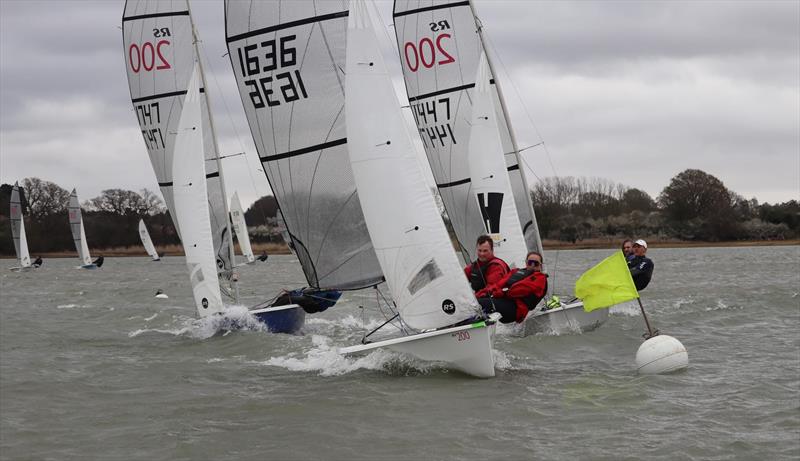 RS200s at the Waldringfield Easter Egg photo copyright Alexis Smith  taken at Waldringfield Sailing Club and featuring the RS200 class