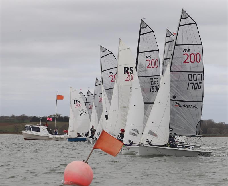 RS200s at the Waldringfield Easter Egg photo copyright Alexis Smith  taken at Waldringfield Sailing Club and featuring the RS200 class