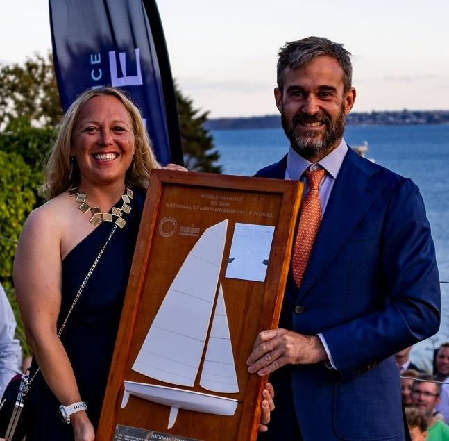 Ian Martin and Emma Hivey win the 2026 Noble Marine RS200 Nationals at Torquay - photo © Oli King