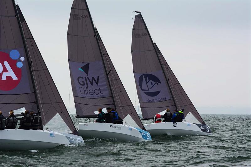 Dubarry Women's Open Keelboat Championship 2019 photo copyright Trevor Pountain taken at Hamble River Sailing Club and featuring the RS21 class
