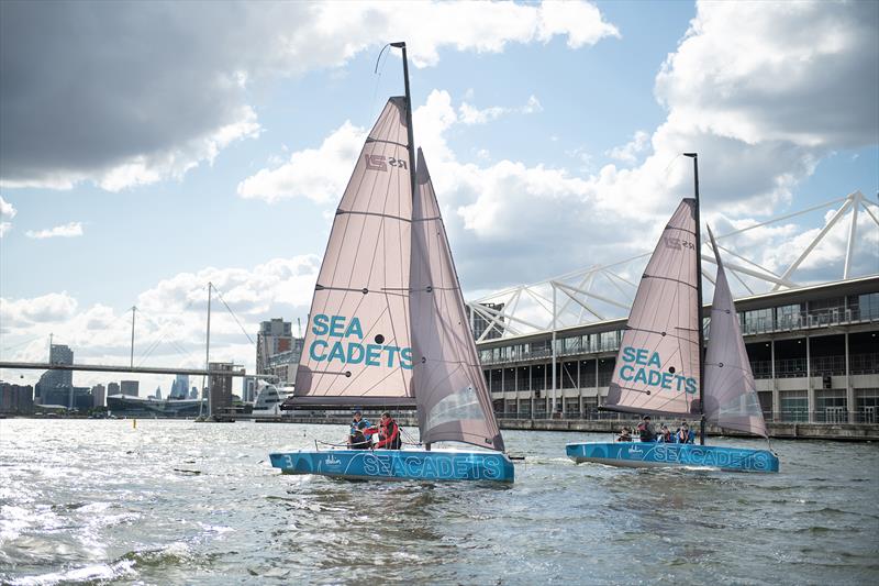 THe Sea Cadets receive six new boats from Sir Stelios Haji-Ioannou photo copyright Sea Cadets taken at  and featuring the RS21 class