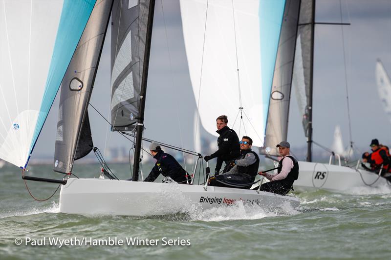 Team Kennedy during the RS21 UK Nationals on Week 3 of the HYS Hamble Winter Series photo copyright Paul Wyeth / www.pwpictures.com taken at Hamble River Sailing Club and featuring the RS21 class