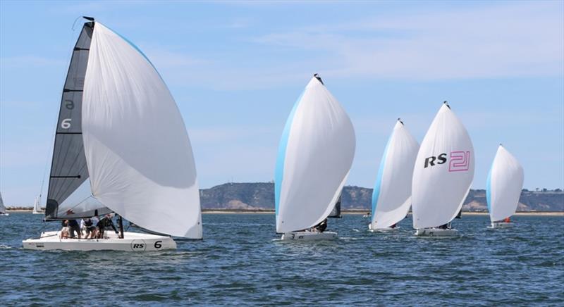 Downwind - San Diego NOOD Regatta photo copyright RS Sailing taken at San Diego Yacht Club and featuring the RS21 class