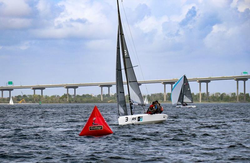 RS21 windward mark - Charleston Race Week 2019 photo copyright RS Sailing taken at Charleston Yacht Club and featuring the RS21 class