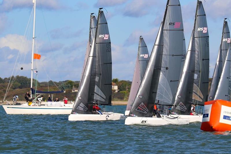 RS21 UK National Championships 2019 photo copyright RS21 Class Association taken at Hamble River Sailing Club and featuring the RS21 class