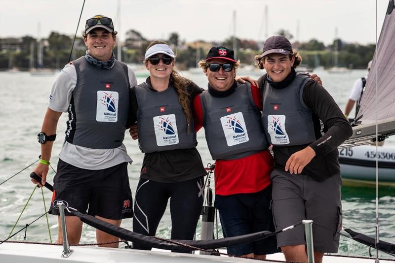 SAILING Champions League Southern Qualifier winners photo copyright Beau Outteridge taken at Royal Geelong Yacht Club and featuring the RS21 class