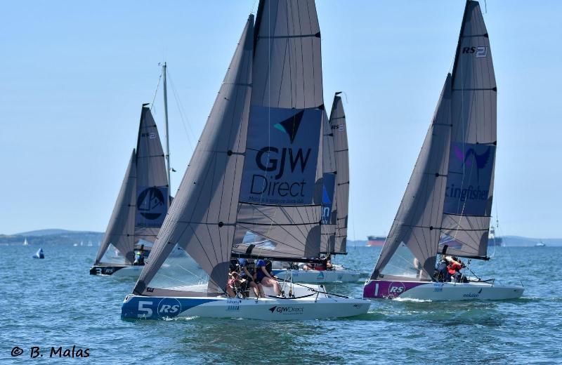 Dubarry Women's Open Keelboat Championship photo copyright Bertrand Malas taken at Hamble River Sailing Club and featuring the RS21 class