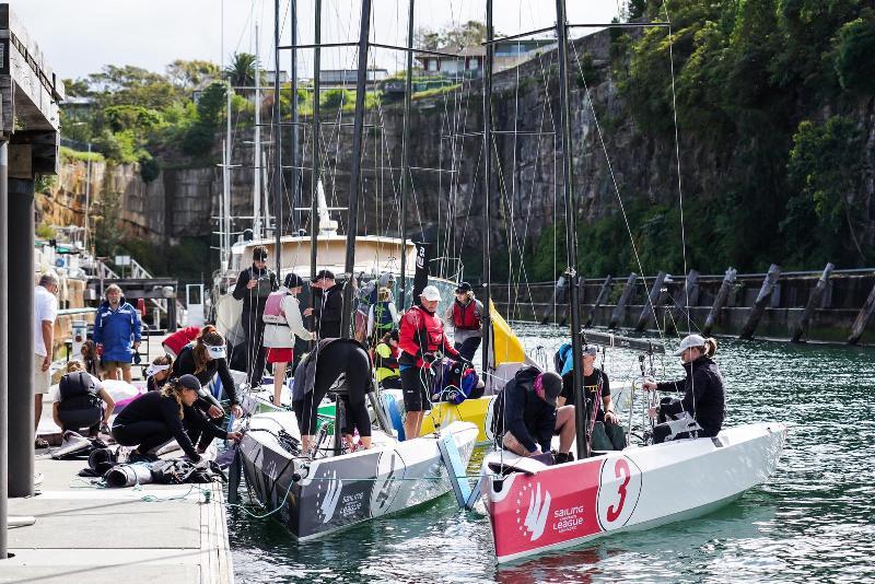 RS21s and teams at Woolwich Dock - SAILING Champions League - Asia Pacific northern qualifier - photo © Beau Outteridge