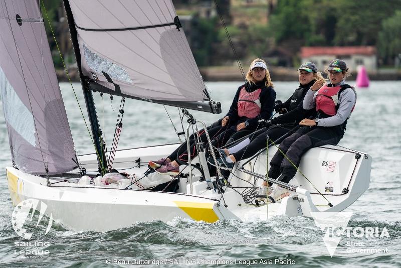 Teams racing in last year's Sailing Champions League event photo copyright Beau Outteridge taken at Mornington Yacht Club and featuring the RS21 class