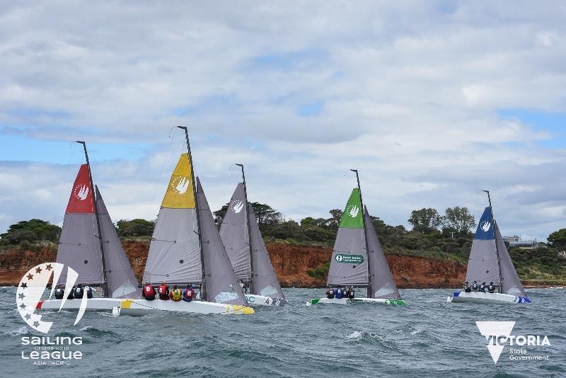 Racing was close and competitive between all teams at the SCL Southern Qualifier photo copyright Harry Fisher taken at Mornington Yacht Club and featuring the RS21 class