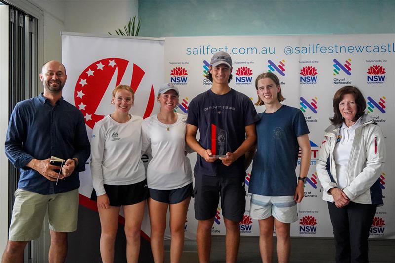 The Mornington Yacht Club being presented with their trophies - Sailing Champions League – Asia Pacific Final - photo © Alex Dare