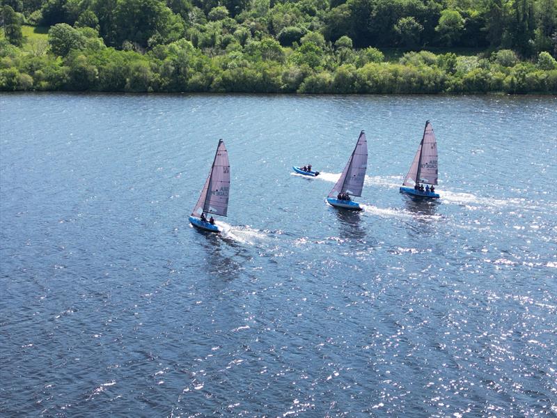 Sea Cadets at Bala photo copyright Howard Eeles taken at Bala Sailing Club and featuring the RS21 class