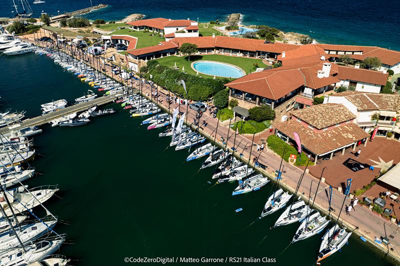 RS21 World Championship 2023 in Sardinia photo copyright Code Zero Digital & Studios taken at Yacht Club Porto Rotondo and featuring the RS21 class