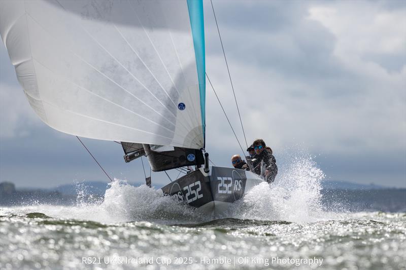 RS21 UK & Ireland Cup 2025 Round 1 photo copyright Oli King Photography taken at Warsash Sailing Club and featuring the RS21 class