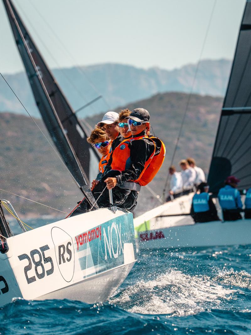 RS21 World Championship, day 1 photo copyright Code Zero Digital for RS Sailing taken at Yacht Club Porto Rotondo and featuring the RS21 class