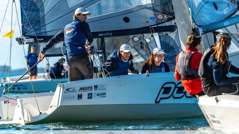 RS21 Royal Geelong Yacht Club Match Racing photo copyright Tidal Media Australia taken at Royal Geelong Yacht Club and featuring the RS21 class