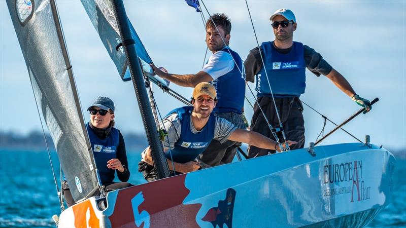 RS21 Royal Geelong Yacht Club Match Racing photo copyright Tidal Media Australia taken at Royal Geelong Yacht Club and featuring the RS21 class