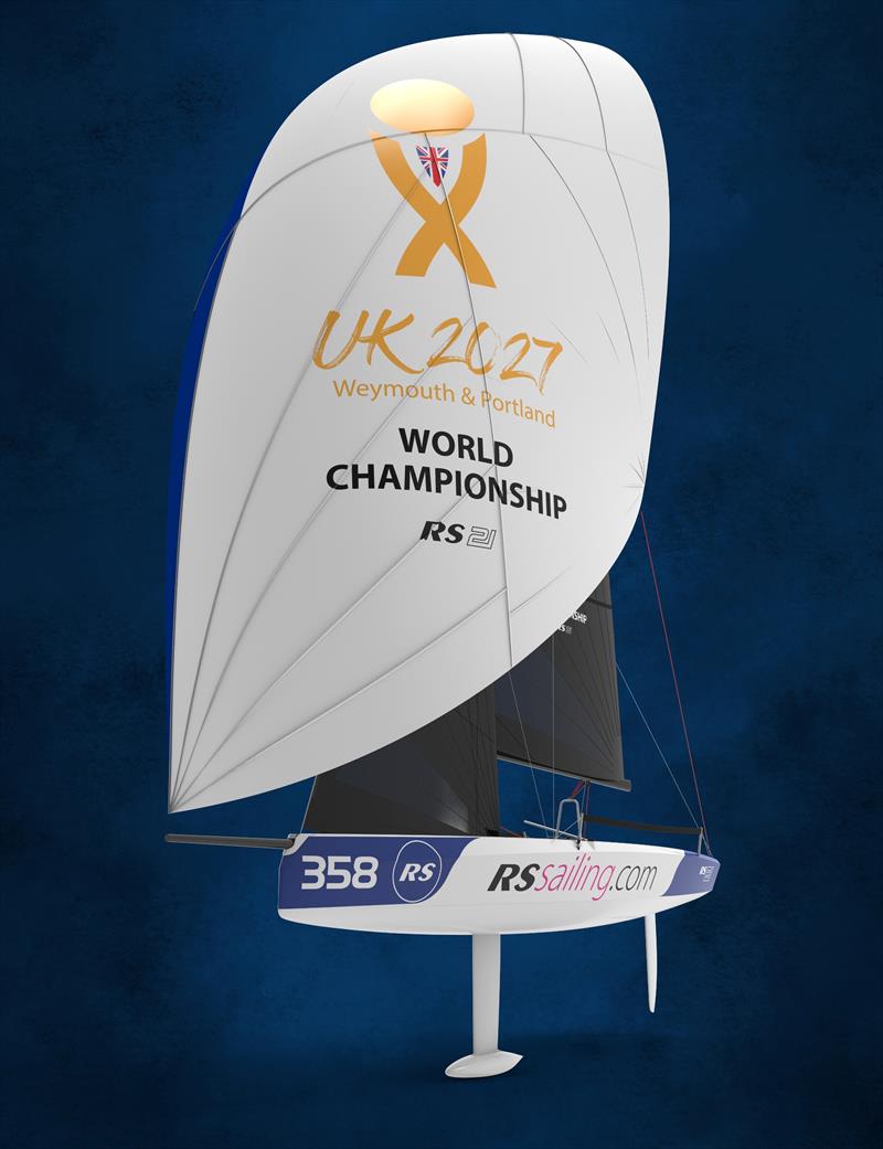 RS21 Worlds 2027 Spinnaker - photo © RS Sailing