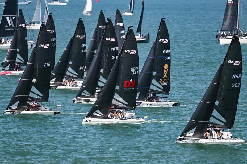 RS21 Tiga Tiger dominates today - North Sails Cowes Week Day 3 - photo © Paul Wyeth / www.pwpictures.com