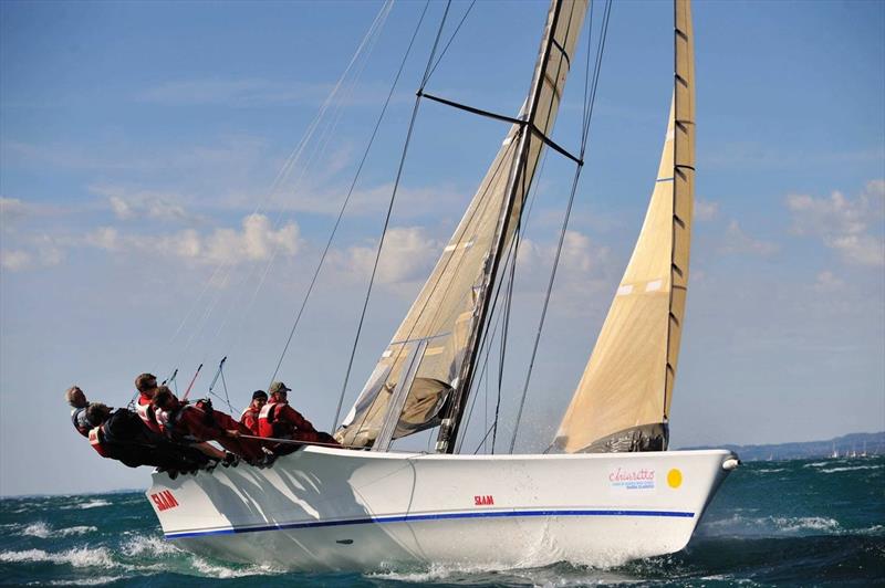 Full Pelt, with Jo Richards and Leo Larcher aboard, during the 2009 CentoMiglia, which they went on to win - photo © Elena Giolai