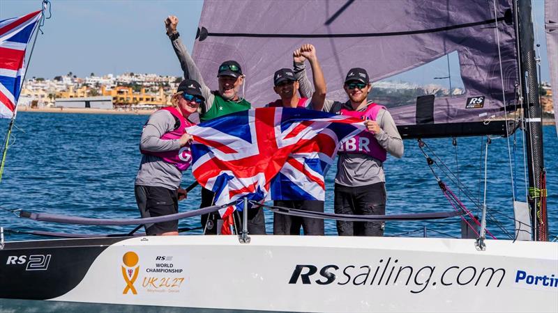 World Sailing Inclusion Championships - Great Britain's Lucy Hodges, Liam Cattermole, Jamie Tylecote and Steve Tylecote photo copyright Gonçalo Melo Reis / World Sailing taken at  and featuring the RS21 class