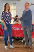 Dave Acres with class secretary Sally Campbell at the Noble Marine Allen RS300 National Championships © Sally Campbell