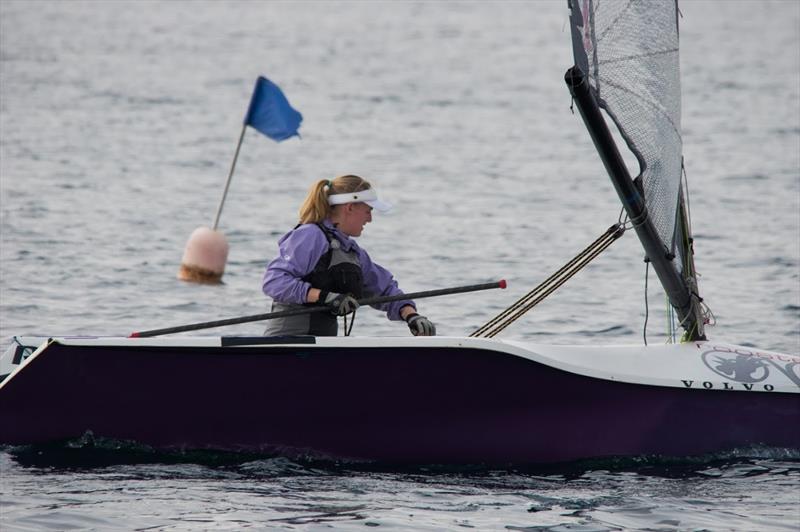 Emily Watson during the RS300 Winter Championship at South Cerney photo copyright David Whittle taken at South Cerney Sailing Club and featuring the RS300 class