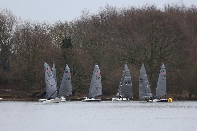 RS300s and Phantoms battle it out on day 9 of the Alton Water Frostbite Series photo copyright Tim Bees taken at Alton Water Sports Centre and featuring the RS300 class