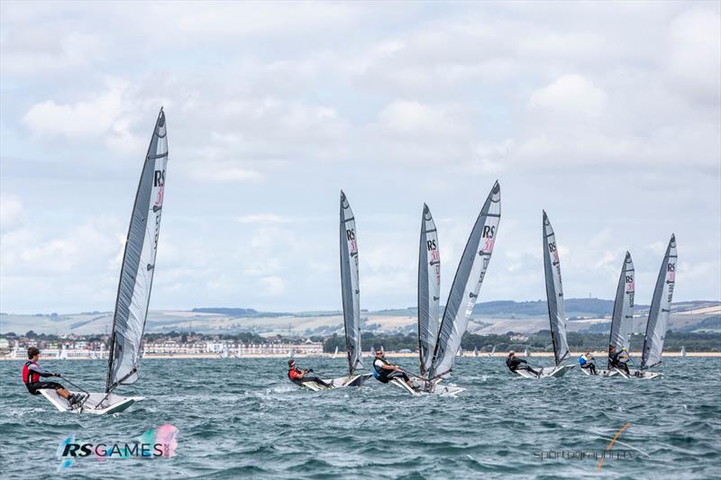 RS300 Nationals day 2 at the RS Games photo copyright Alex & David Irwin / www.sportography.tv taken at Weymouth & Portland Sailing Academy and featuring the RS300 class