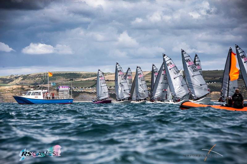 RS300 Nationals day 2 at the RS Games photo copyright Alex & David Irwin / www.sportography.tv taken at Weymouth & Portland Sailing Academy and featuring the RS300 class