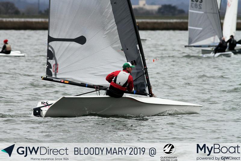 GJW Direct Bloody Mary 2019 photo copyright Mark Jardine taken at Queen Mary Sailing Club and featuring the RS300 class