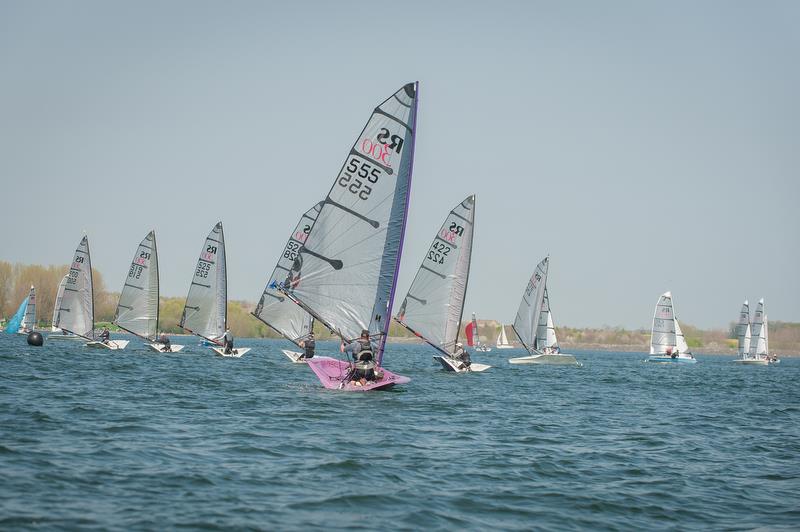 RS300 fleet in action at RS Sprint Championship 2018 - photo © Peter Fothergill