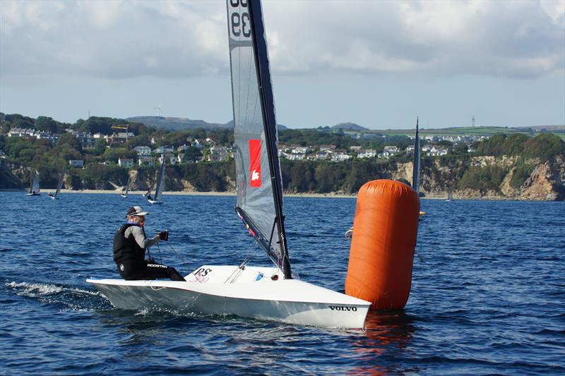 Steve Cockerill in the Volvo Noble Marine RS300 National Championships photo copyright Chris Bilkey taken at Porthpean Sailing Club and featuring the RS300 class