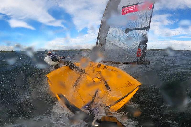 Proof it was windy (or just bad wave technique) - RS300 End of Seasons and Inlands at Rutland photo copyright Pete Mackin taken at Rutland Sailing Club and featuring the RS300 class