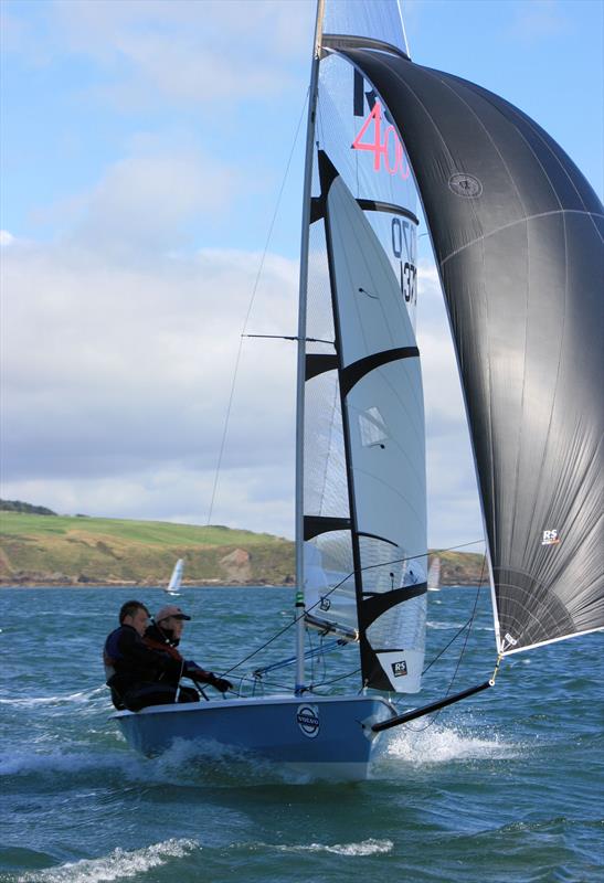 Neil McLellan and Andy Mckeown win the 2016 open meeting at Aberdeen & Stonehaven  photo copyright Rebecca Park taken at Aberdeen & Stonehaven Yacht Club and featuring the RS400 class