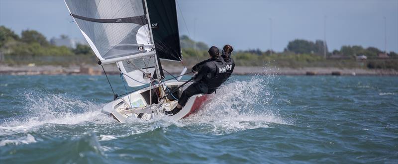 Rooster RS400 Southern Tour at Portchester photo copyright Ross Underwood taken at Portchester Sailing Club and featuring the RS400 class