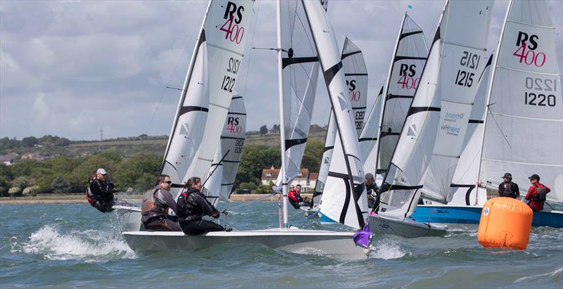 Rooster RS400 Southern Tour at Portchester photo copyright Ross Underwood taken at Portchester Sailing Club and featuring the RS400 class