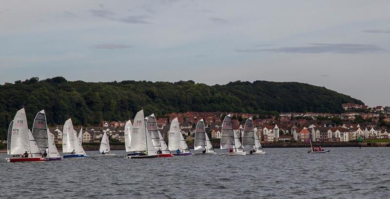 The wind has gone left on the first beat during the JP Watersports RS400 Scottish Tour at Dalgety Bay - photo © Ruby Painter