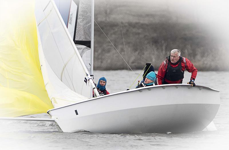Leigh & Lowton Tipsy Icicle Series Week 9 photo copyright Gerard van den Hoek taken at Leigh & Lowton Sailing Club and featuring the RS400 class