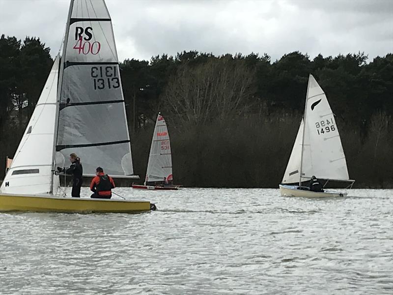 Mad March Pursuit at Hollowell Sailing Club photo copyright Robin Buxton taken at Hollowell Sailing Club and featuring the RS400 class