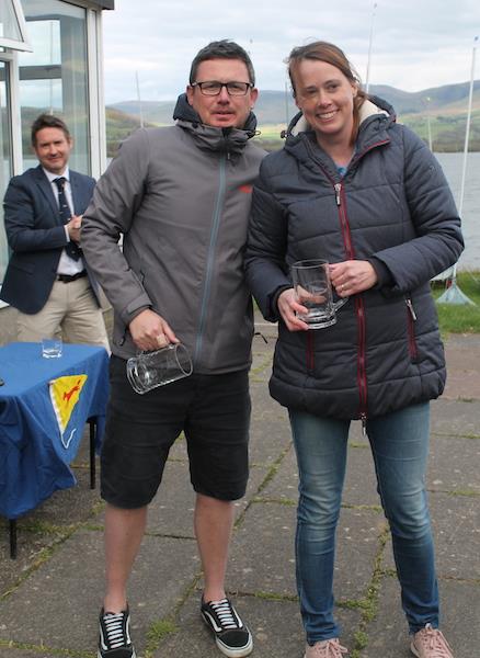 Paul & Jude Allen win the Rope4Boats RS400 Northern Tour at the Great North Asymmetric Challenge photo copyright Peter Makin / www.pdmphoto.co.uk taken at Bassenthwaite Sailing Club and featuring the RS400 class